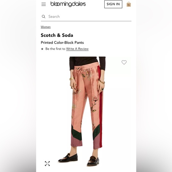 Scotch & Soda Printed Color-Block Pants - Picture 9 of 11